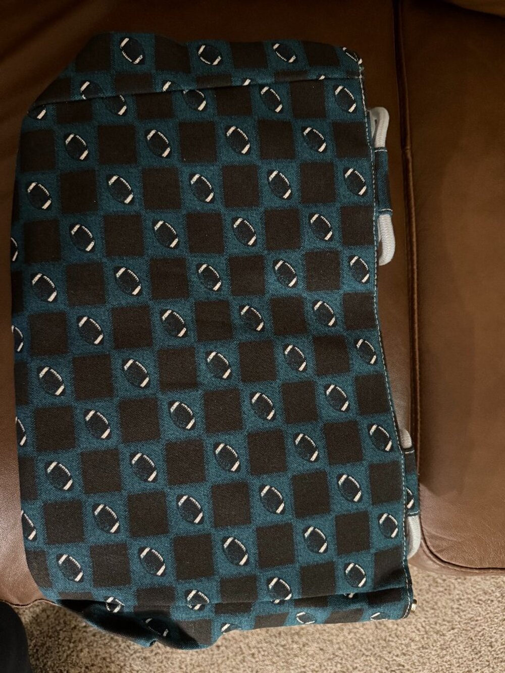 🏈 Sporty Chic Game Day Tote | Farmhouse Style Can (Football Print)